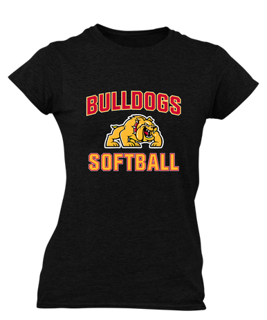 Batavia Bulldogs Softball #1 Women's SS T-Shirt