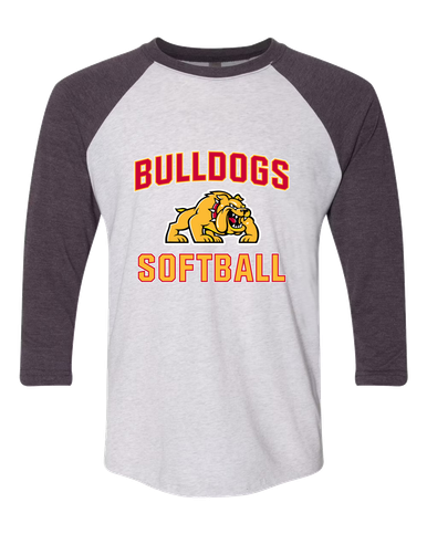 Batavia Bulldogs Softball #1 Women's Baseball T-Shirt