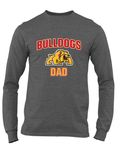 Batavia Bulldogs Dad Men's LS T-Shirt