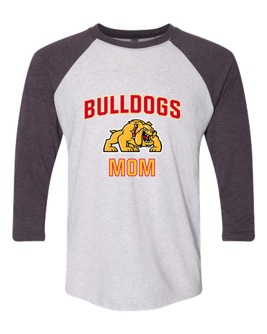 Batavia Bulldogs Mom Women's Baseball T-Shirt