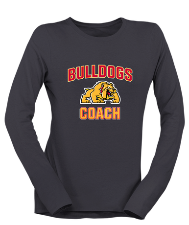 Batavia Bulldogs Coach Women's LS T-Shirt