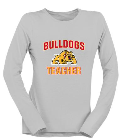 Batavia Bulldogs Teacher Women's LS T-Shirt