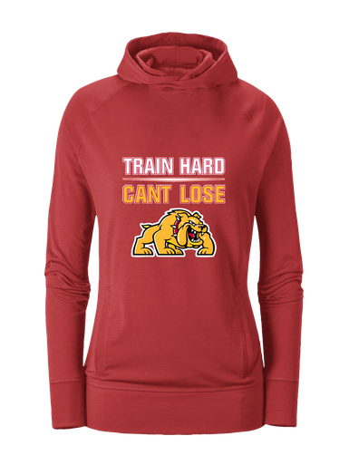Batavia Bulldogs Train Hard, Can't Lose Women's Hoodie