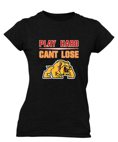 Batavia Bulldogs Play Hard, Can't Lose Women's Premium SS T-Shirt