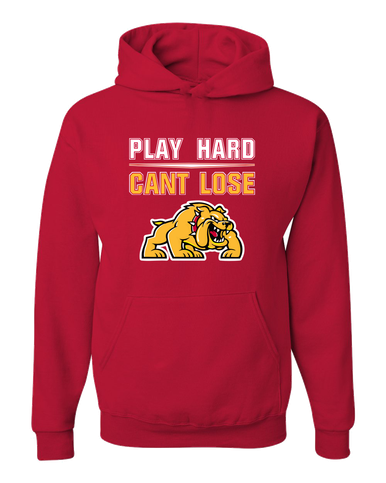 Batavia Bulldogs Play Hard, Can't Lose Men's Premium Hoodie