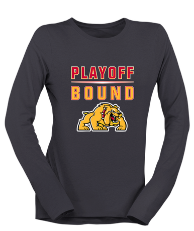 Batavia Bulldogs Playoff Bound Women's LS T-Shirt