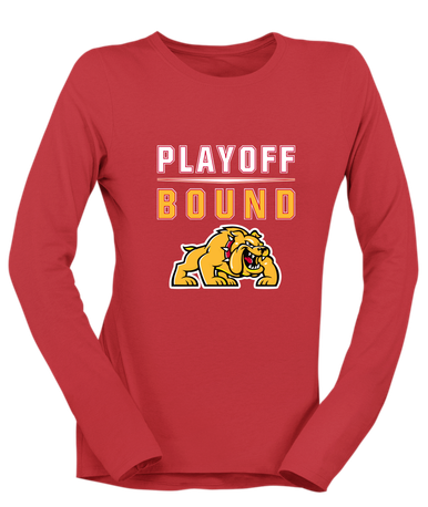 Batavia Bulldogs Playoff Bound Women's Premium LS T-Shirt