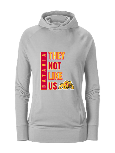 Batavia Bulldogs They Not Like Us #1 Women's Hoodie