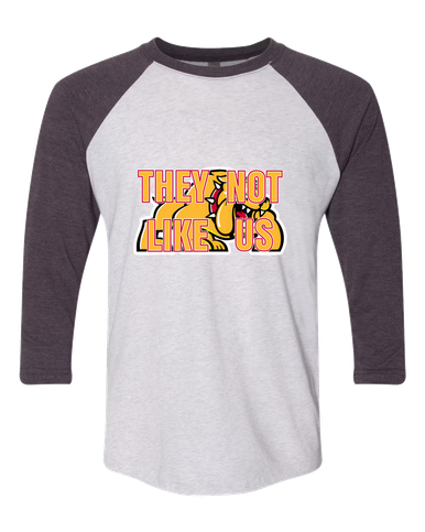 Batavia Bulldogs They Not Like Us #2 Women's Baseball T-Shirt