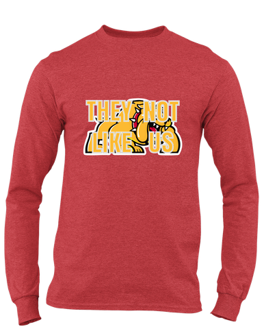 Batavia Bulldogs They Not Like Us #2 Men's LS T-Shirt