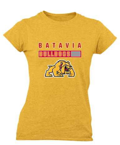 Batavia Bulldogs Mascot #7 Women's SS T-Shirt