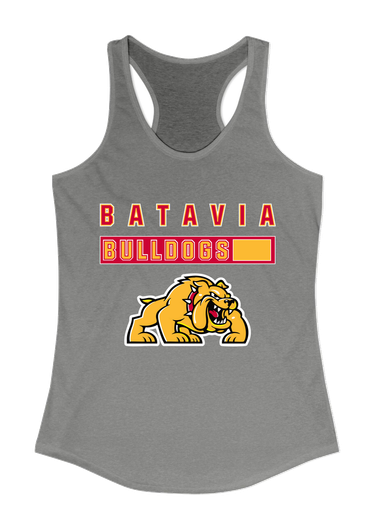 Batavia Bulldogs Mascot #7 Women's Tank Top