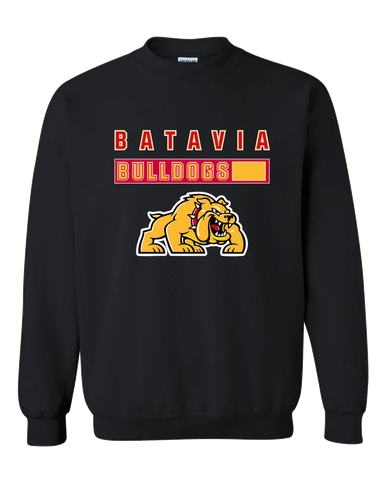 Batavia Bulldogs Mascot #7 Men's Sweatshirt