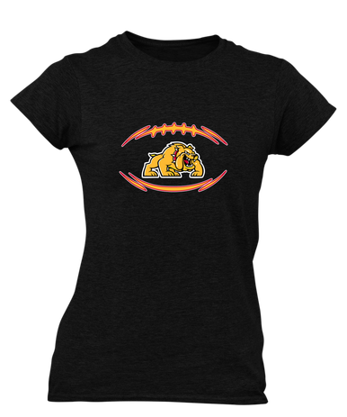 Batavia Bulldogs Football #3 Women's Premium SS T-Shirt