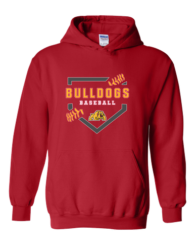 Batavia Bulldogs Baseball #2 Men's Hoodie