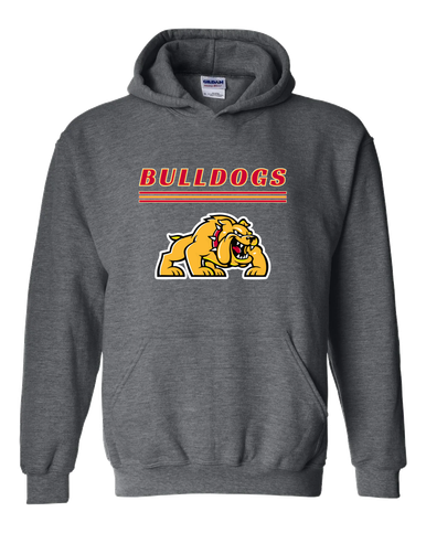 Batavia Bulldogs Mascot #8 Men's Hoodie