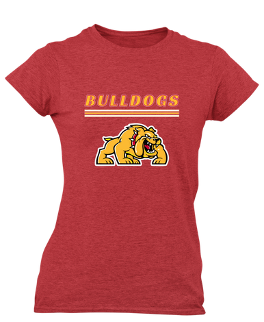 Batavia Bulldogs Mascot #8 Women's Premium SS T-Shirt