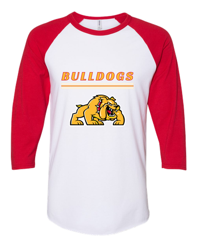 Batavia Bulldogs Mascot #8 Women's Baseball T-Shirt