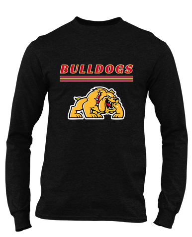 Batavia Bulldogs Mascot #8 Men's Premium LS T-Shirt