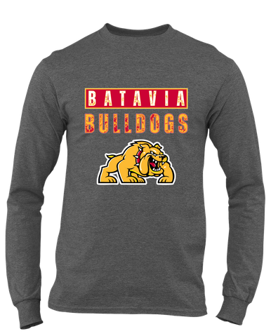 Batavia Bulldogs Mascot #9 Men's Premium LS T-Shirt