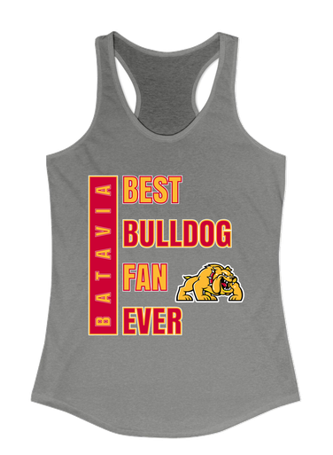 Batavia Bulldogs Best Bulldog Fan Women's Tank Top