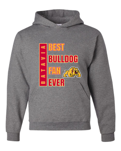 Batavia Bulldogs Best Bulldog Fan Men's Premium Hoodie