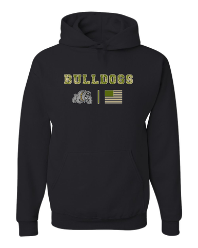 Southern Bulldogs Camo Flag Men's Premium Hoodie