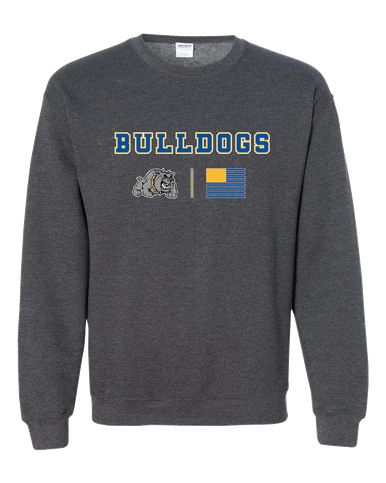 Southern Bulldogs Team Colors Flag Men's Sweatshirt