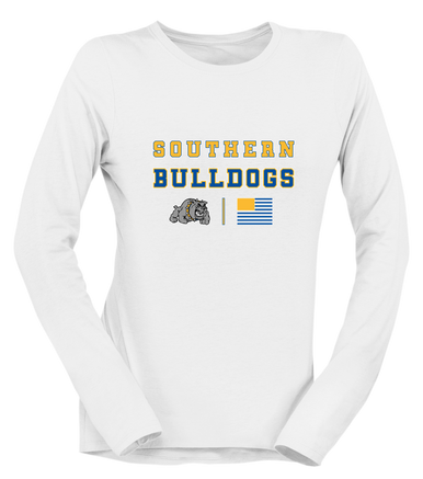 Southern Bulldogs Spirit Flag Women's Premium LS T-Shirt