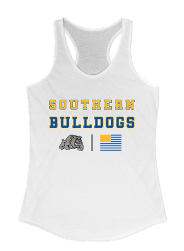 Southern Bulldogs Spirit Flag Women's Tank Top