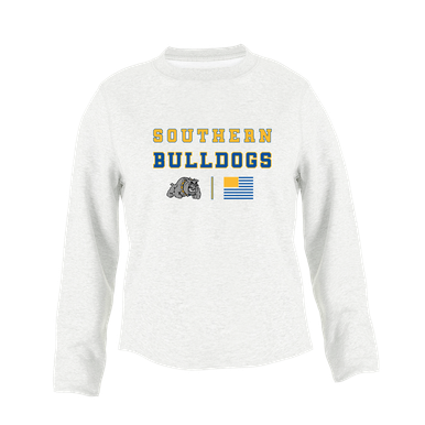 Southern Bulldogs Spirit Flag Women's Sweatshirt