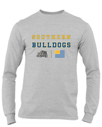 Southern Bulldogs Spirit Flag Men's LS T-Shirt