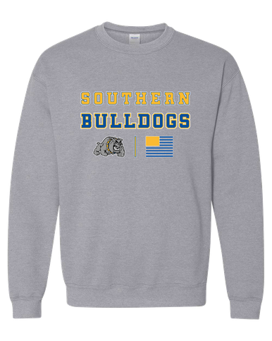 Southern Bulldogs Spirit Flag Men's Sweatshirt