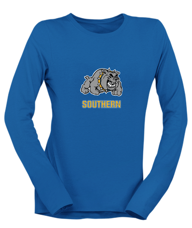 Southern Bulldogs Mascot #2 Women's LS T-Shirt