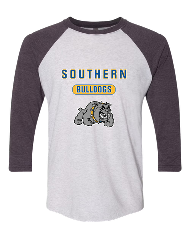 Southern Bulldogs Mascot #3 Women's Baseball T-Shirt