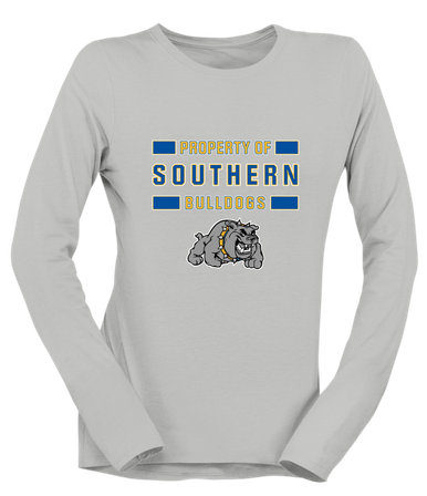 Southern Bulldogs Property Of Women's Premium LS T-Shirt