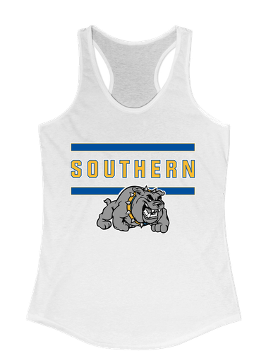 Southern Bulldogs Mascot #4 Women's Tank Top
