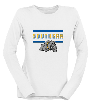 Southern Bulldogs Mascot #4 Women's Premium LS T-Shirt