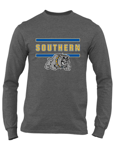 Southern Bulldogs Mascot #4 Men's LS T-Shirt