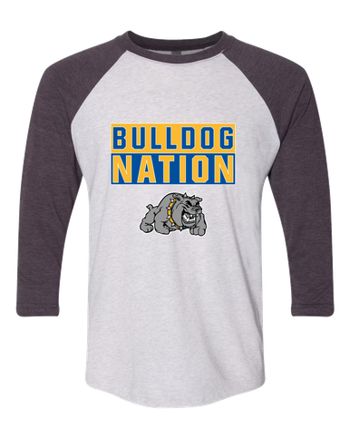 Southern Bulldogs Nation #1 Women's Baseball T-Shirt