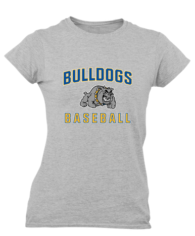 Southern Bulldogs Baseball #1 Women's SS T-Shirt