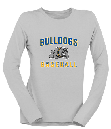 Southern Bulldogs Baseball #1 Women's LS T-Shirt