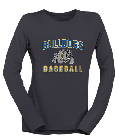 Southern Bulldogs Baseball #1 Women's Premium LS T-Shirt