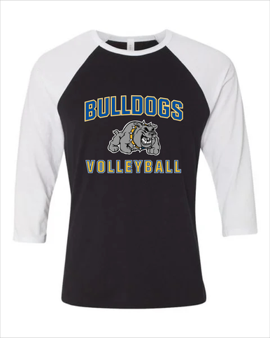 Southern Bulldogs Volleyball Women's Baseball T-Shirt