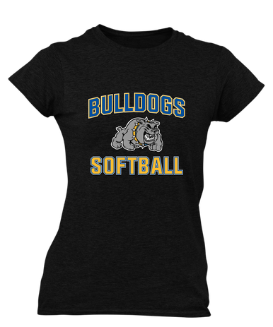 Southern Bulldogs Softball #1 Women's SS T-Shirt