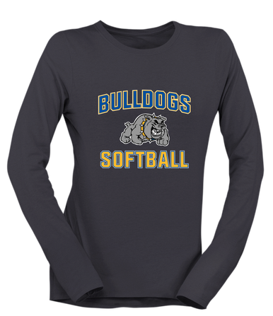 Southern Bulldogs Softball #1 Women's Premium LS T-Shirt