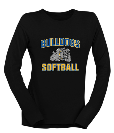 Southern Bulldogs Softball #1 Women's LS T-Shirt