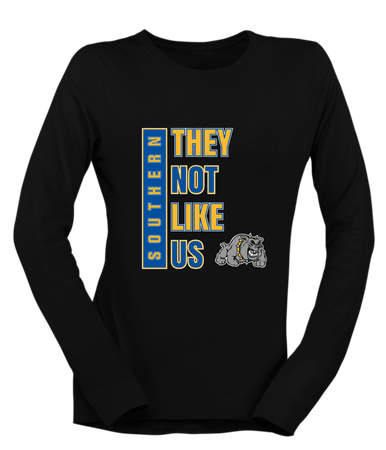 Southern Bulldogs They Not Like Us #1 Women's Premium LS T-Shirt