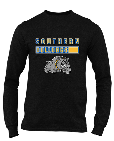 Southern Bulldogs Mascot #7 Men's LS T-Shirt
