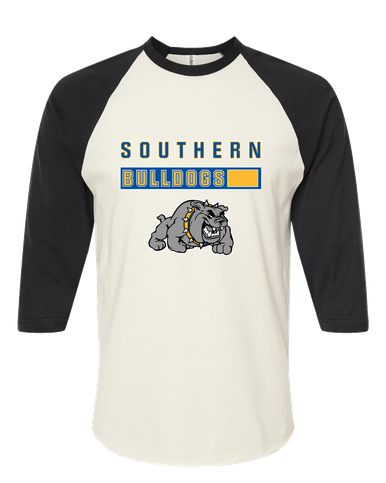 Southern Bulldogs Mascot #7 Men's Baseball T-Shirt